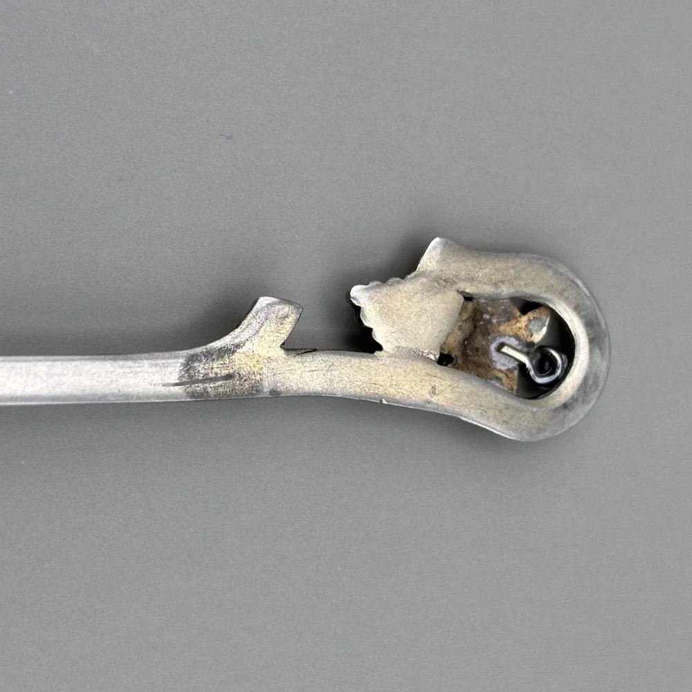 Vintage Sterling Silver Cripple Creek Colorado Mining District Souvenir Spoon